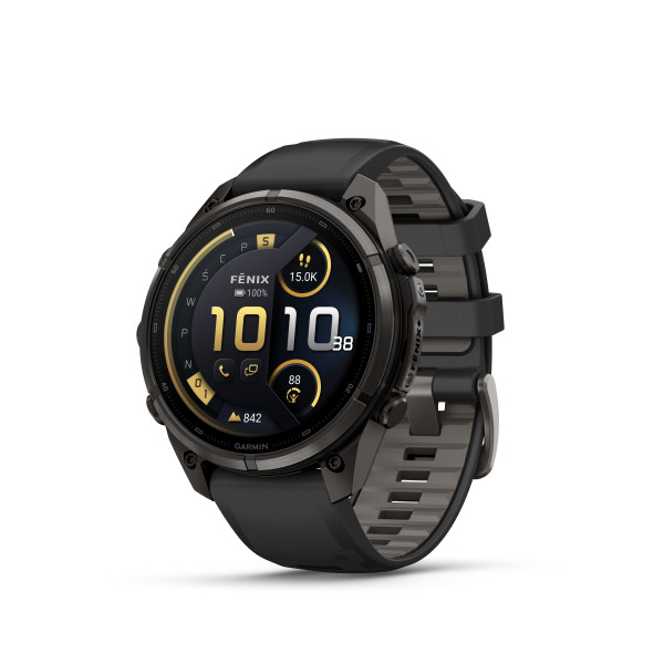 Garmin Garmin fēnix® 9 Pro inReach DLC Titanium išmanusis laikrodis | 47 mm | Carbon Gray - Black Pebble Grey Garmin Garmin fēnix® 9 Pro inReach DLC Titanium išmanusis laikrodis | 47 mm | Carbon Gray - Black Pebble Grey