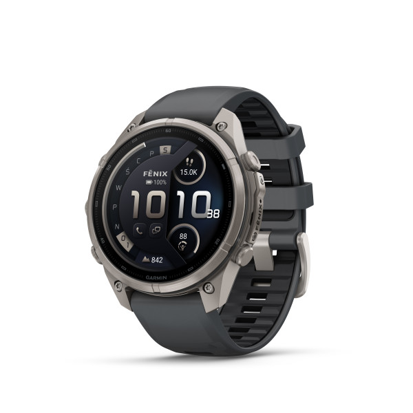 Garmin Garmin fēnix® 9 Pro inReach Titanium išmanusis laikrodis | 47 mm | Graphite - Black