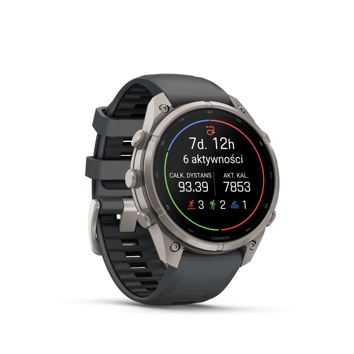 Garmin Garmin fēnix® 9 Pro inReach Titanium išmanusis laikrodis | 47 mm | Graphite - Black