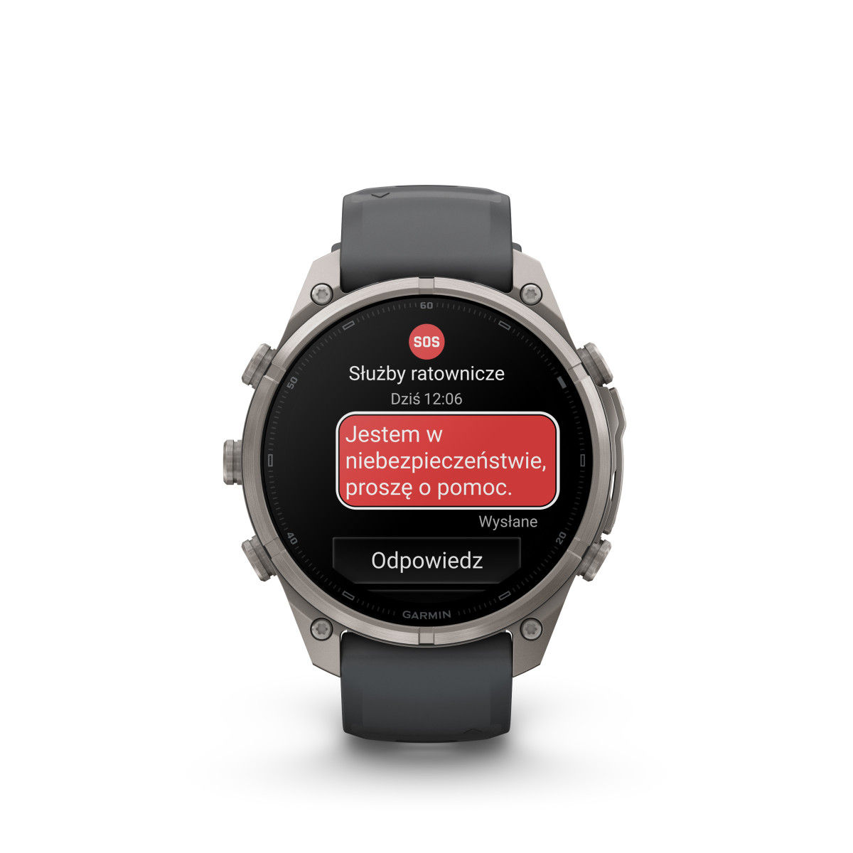 Garmin Garmin fēnix® 9 Pro inReach Titanium išmanusis laikrodis | 47 mm | Graphite - Black