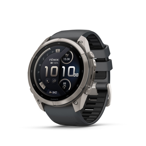 Garmin Garmin fēnix® 9 Pro inReach Titanium išmanusis laikrodis | 51 mm | Graphite - Black Garmin Garmin fēnix® 9 Pro inReach Titanium išmanusis laikrodis | 51 mm | Graphite - Black