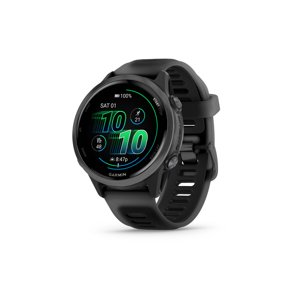 Garmin Forerunner® 570 Smart Watch | 42 mm | Slate Grey Aluminium - Black