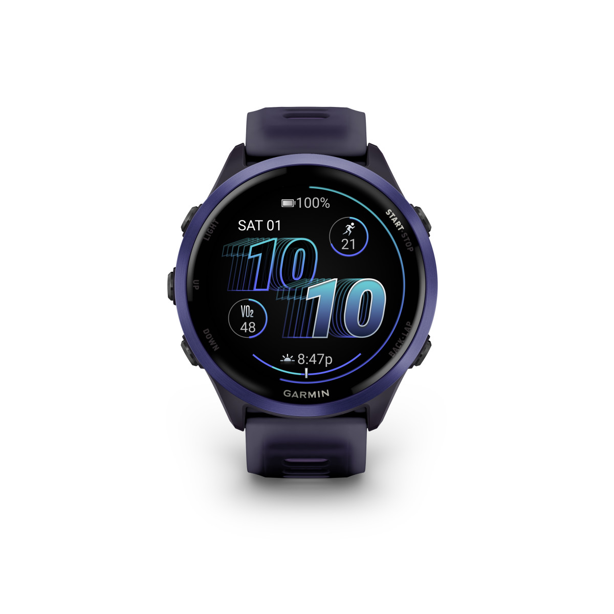 Garmin Forerunner® 570 Smart Watch | 47 mm | Indigo Aluminium - Imperial Purple - Indigo