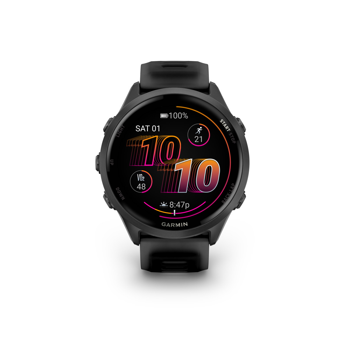 Garmin Forerunner® 570 Smart Watch | 47 mm | Slate Grey Aluminium - Black