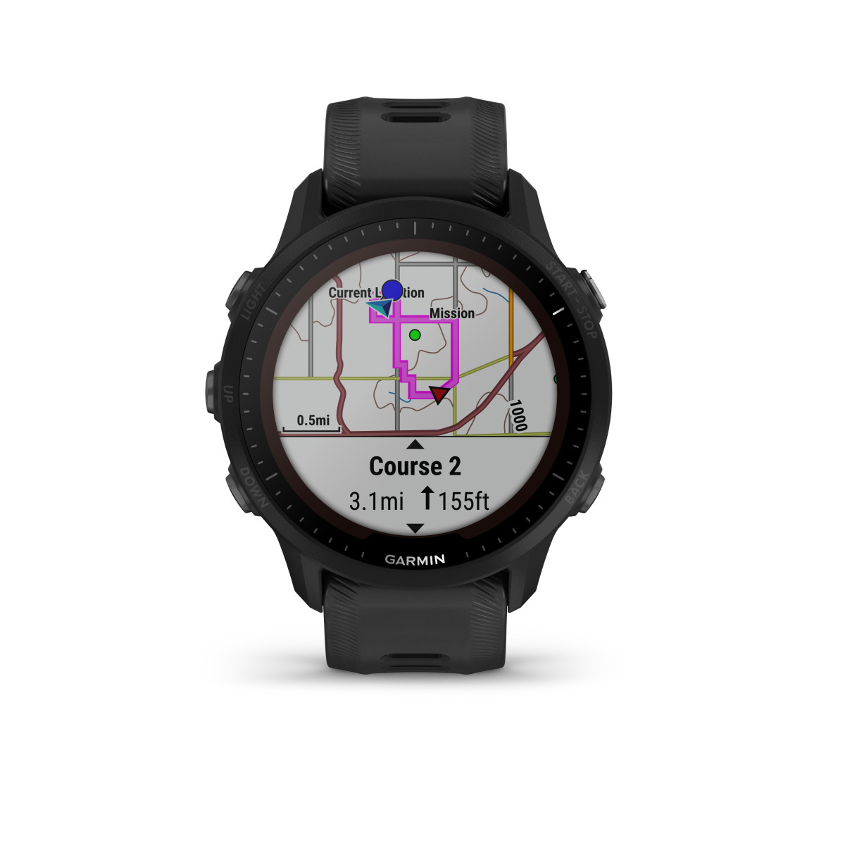 Garmin Forerunner® 955 Solar Smart Watch | Black