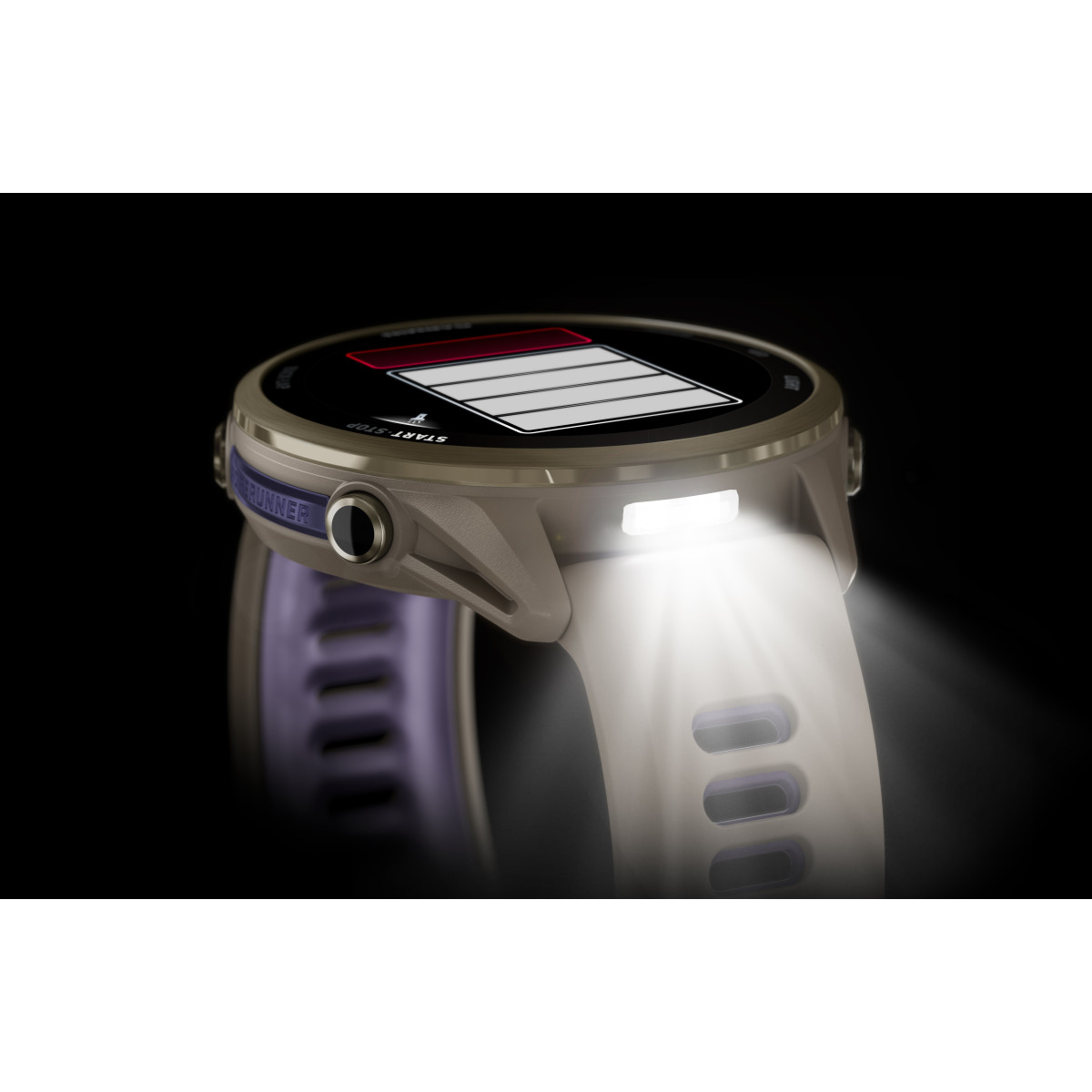 Garmin Forerunner® 970 išmanusis laikrodis | Gold Titanium - French Gray - Indigo