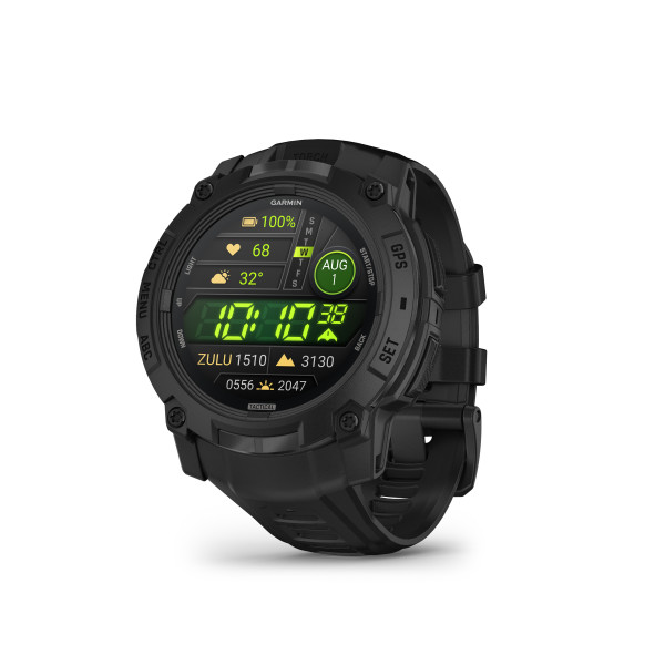 Garmin Instinct® 3 Amoled Tactical Edition išmanusis lakrodis | 50 mm | Black