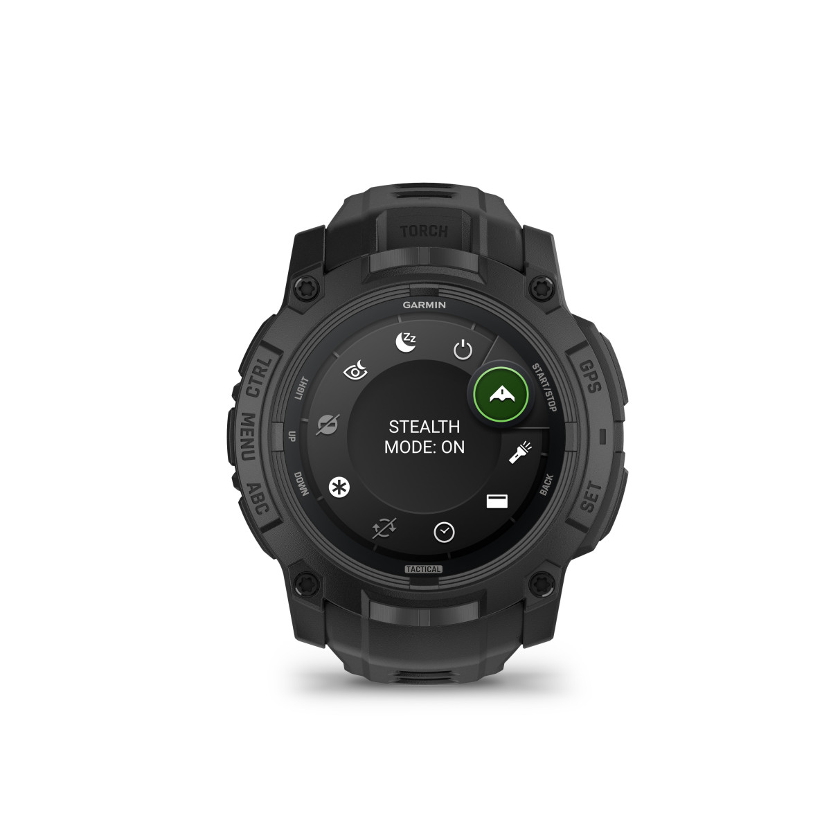 Garmin Instinct® 3 Amoled Tactical Edition išmanusis lakrodis | 50 mm | Black