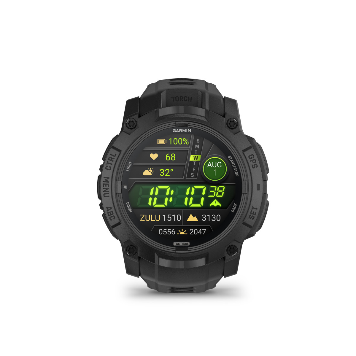 Garmin Instinct® 3 Amoled Tactical Edition išmanusis lakrodis | 50 mm | Black