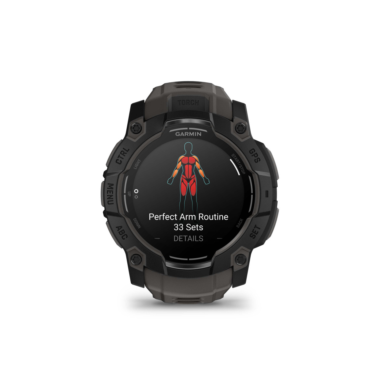 Garmin Instinct® 3 Amoled išmanusis lakrodis | 50 mm | Black - Charcoal