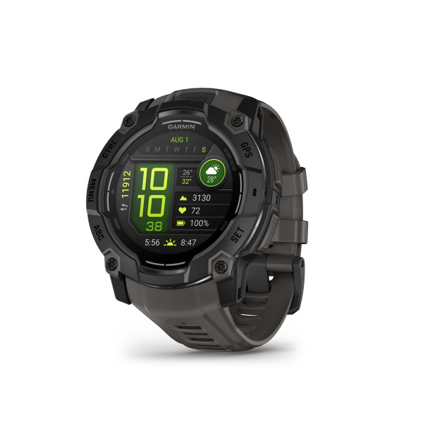 Garmin Instinct® 3 Amoled išmanusis lakrodis | 50 mm | Black - Charcoal