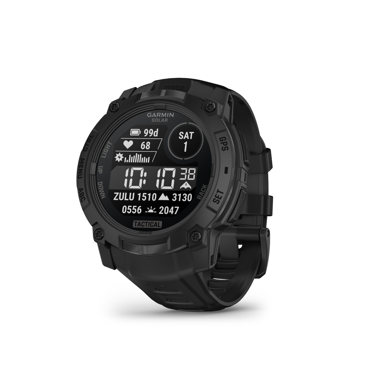 Garmin Instinct® 3 Solar Tactical Edition išmanusis lakrodis | 50 mm | Black