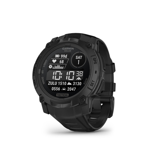 Garmin Instinct® 3 Solar Tactical Edition išmanusis lakrodis | 50 mm | Black