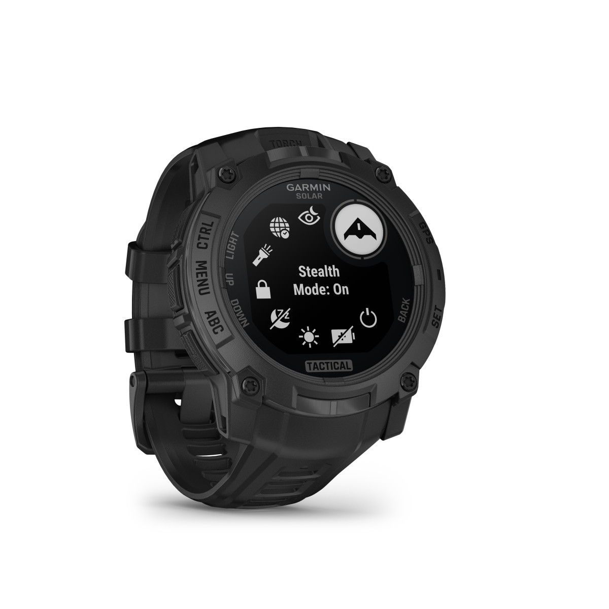 Garmin Instinct® 3 Solar Tactical Edition išmanusis lakrodis | 50 mm | Black