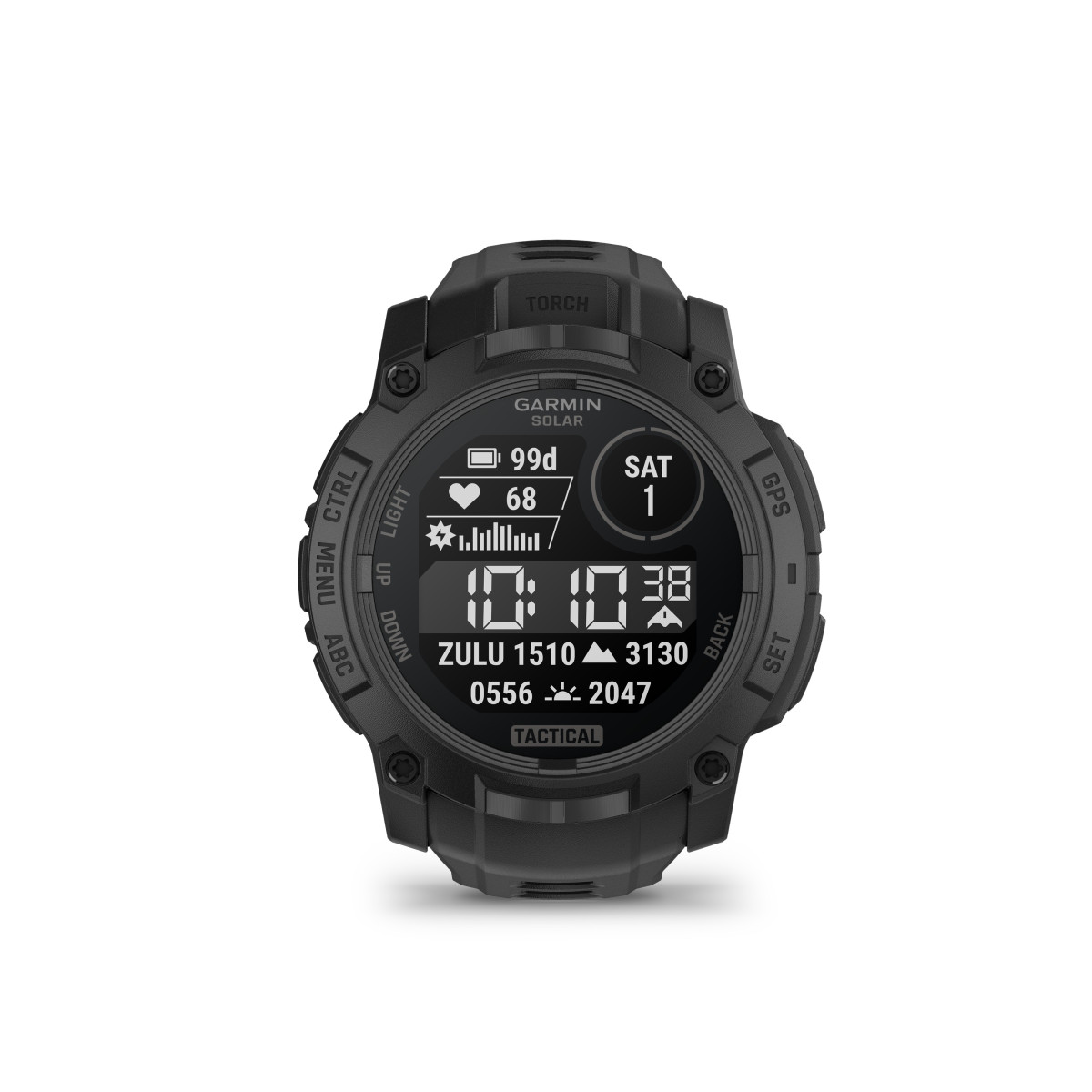 Garmin Instinct® 3 Solar Tactical Edition išmanusis lakrodis | 50 mm | Black