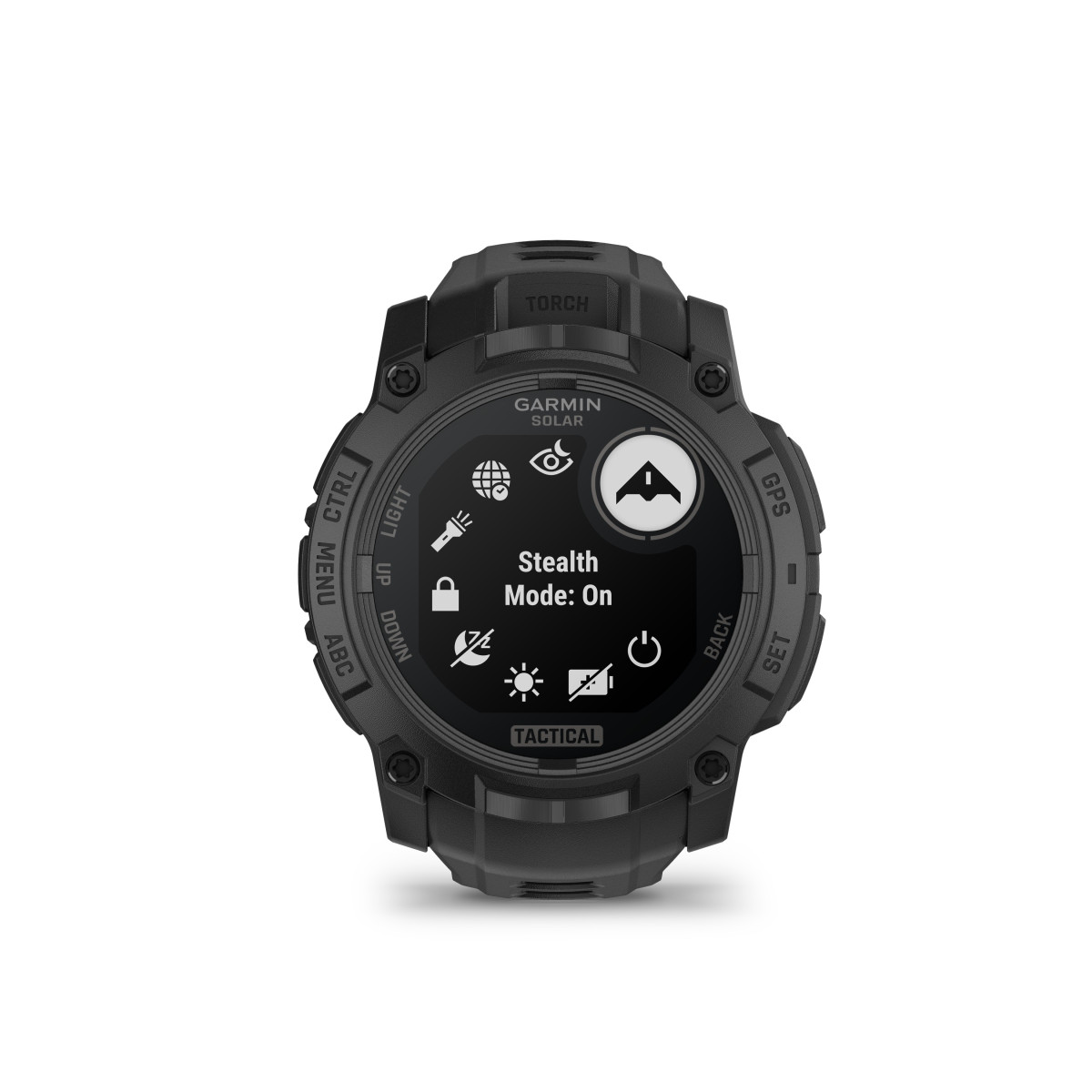 Garmin Instinct® 3 Solar Tactical Edition išmanusis lakrodis | 50 mm | Black