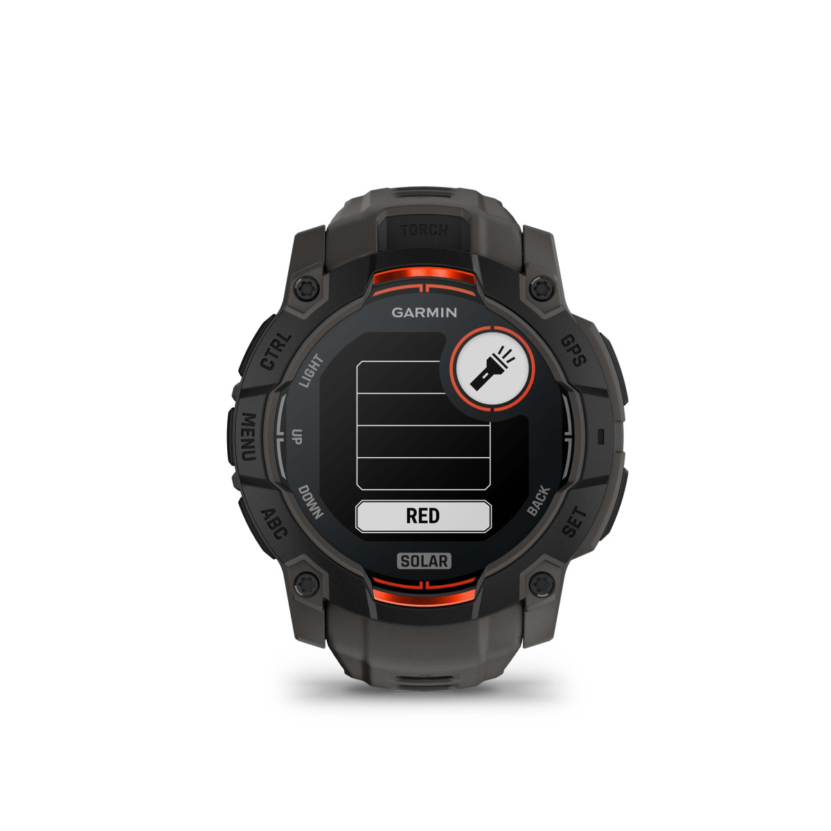 Garmin Instinct® 3 Solar išmanusis lakrodis | 50 mm | Black - Charcoal