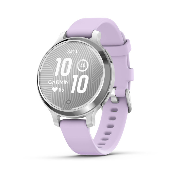 Garmin Lily® 2 Active išmanusis laikrodis | Silver - Purple Jasmine