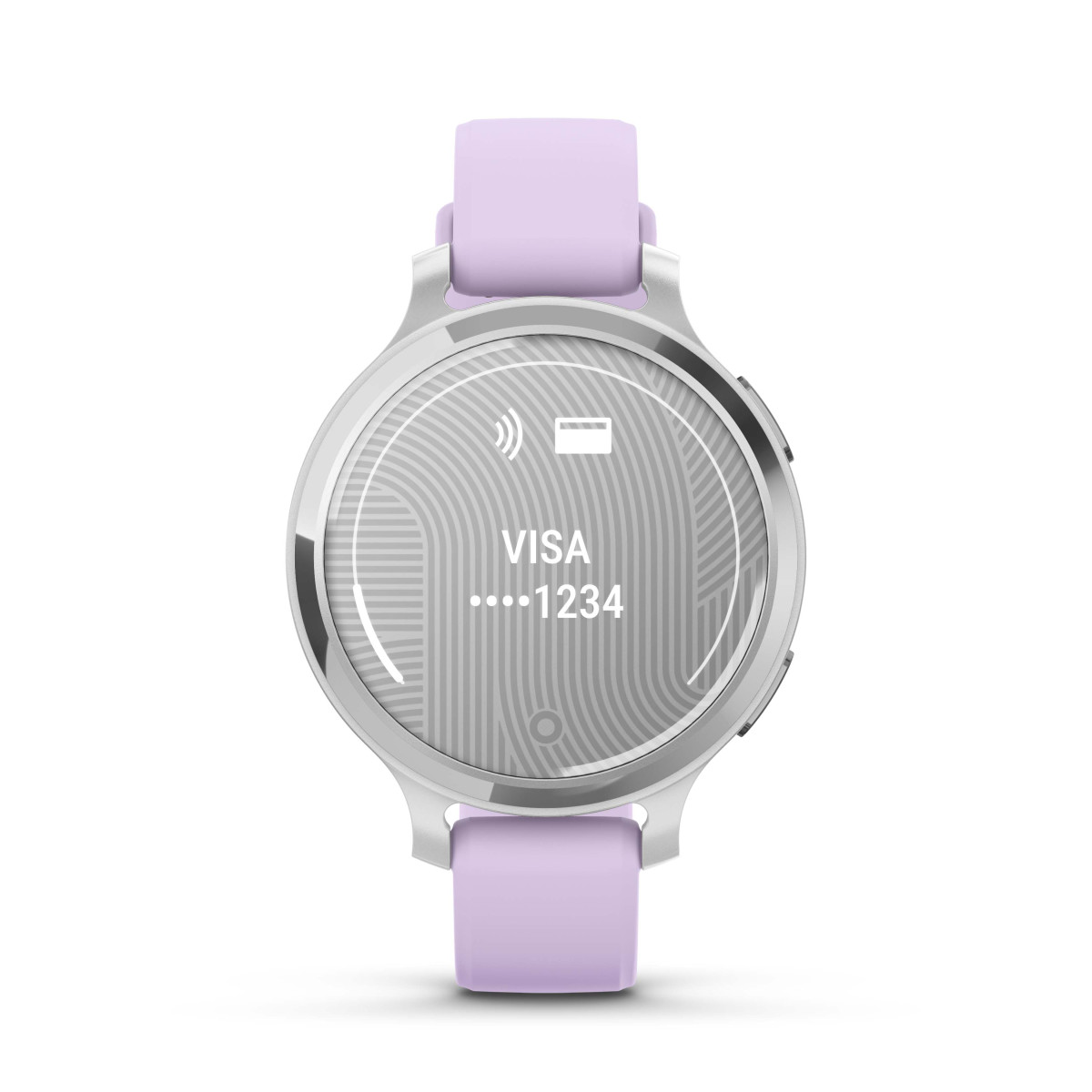 Garmin Lily® 2 Active išmanusis laikrodis | Silver - Purple Jasmine