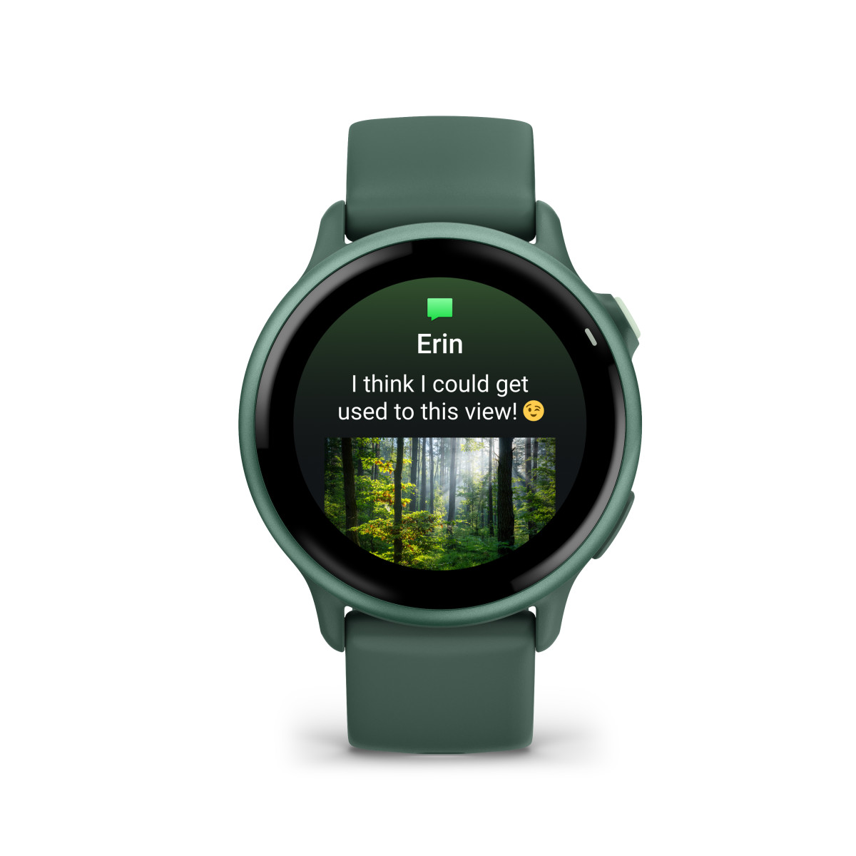 Garmin vívoactive® 6 išmanusis laikrodis | Metallic Jasper Green