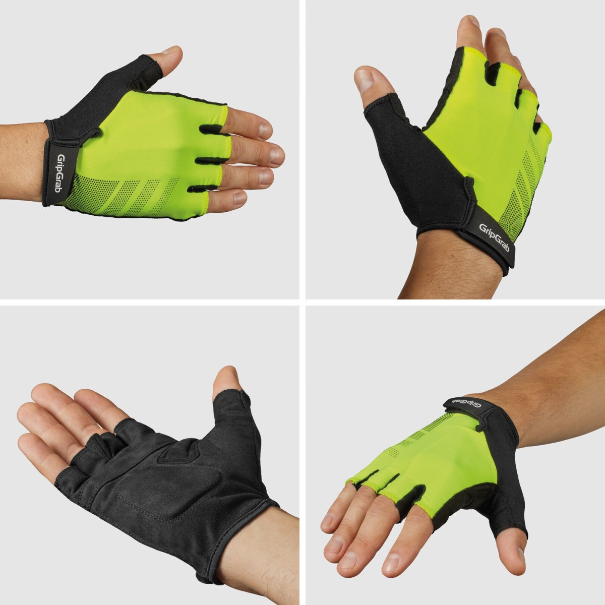 GripGrab Ride RC Lite Gloves | Yellow Hi-Vis