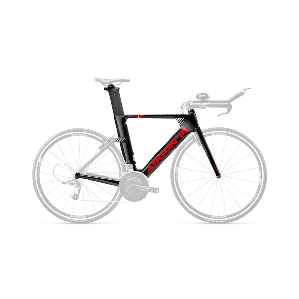 Argon18 E-117 Tri rėmas | Silver Rabbit Black