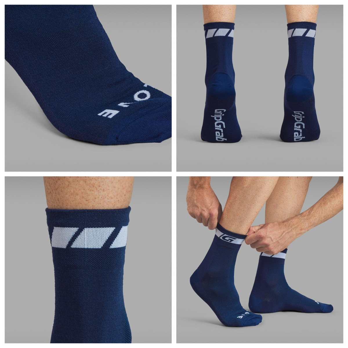 GripGrab Classic Regular Cut kojinės | Navy Blue