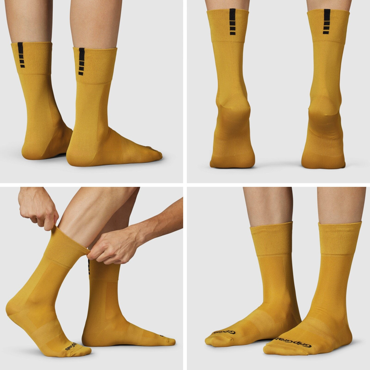 GripGrab Lightweight SL kojinės | Mustard Yellow