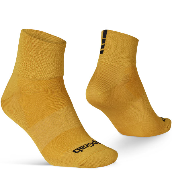 GripGrab Lightweight SL Short Socks | Mustard Yellow