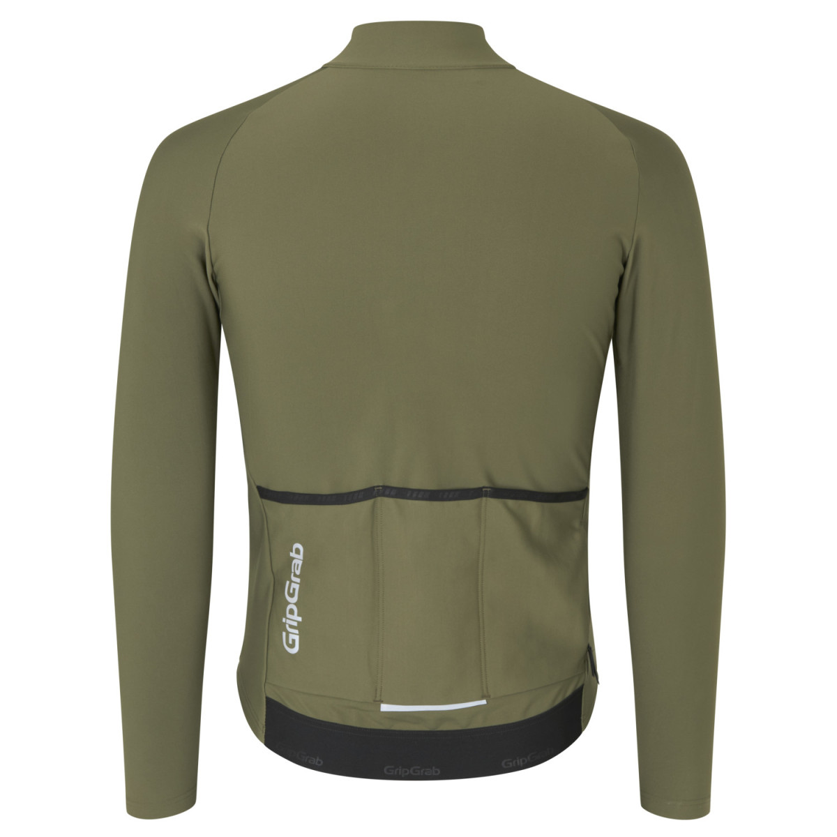 GripGrab ThermaPace Thermal vyriški marškinėliai / Olive Green