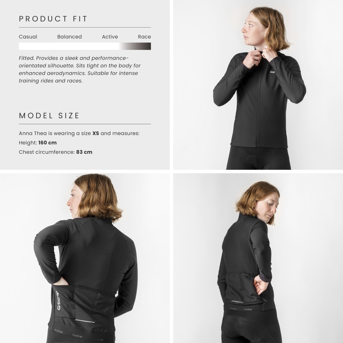 GripGrab PACR Thermal moteriški marškinėliai | Black