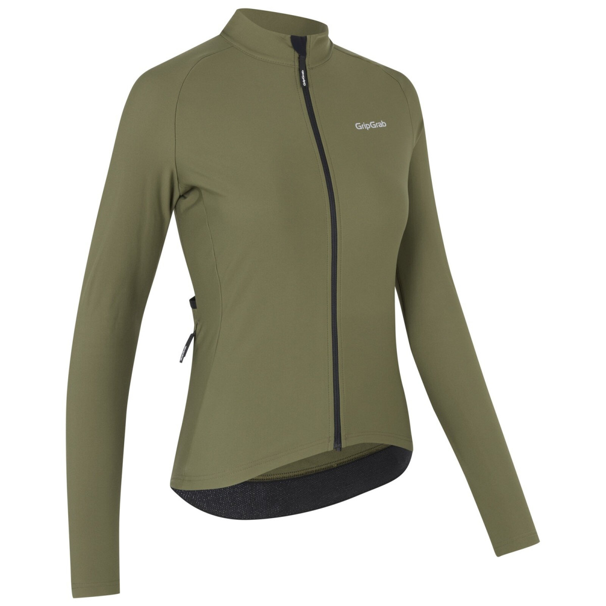 GripGrab PACR Thermal moteriški marškinėliai | Olive Green