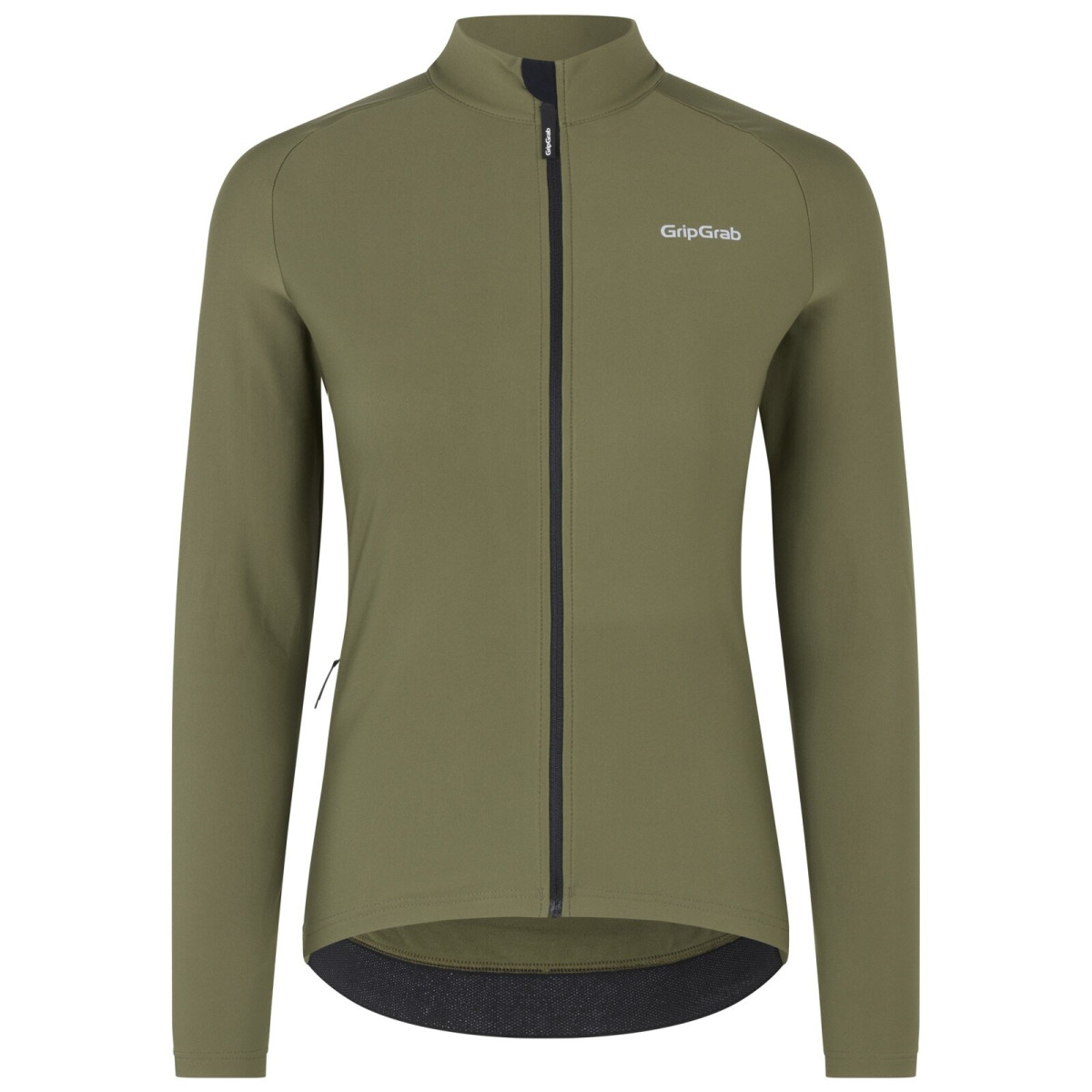 GripGrab PACR Thermal moteriški marškinėliai | Olive Green