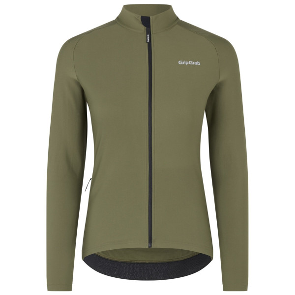 GripGrab PACR Thermal moteriški marškinėliai | Olive Green