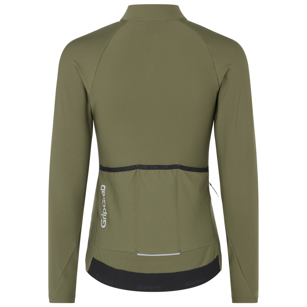 GripGrab PACR Thermal moteriški marškinėliai | Olive Green