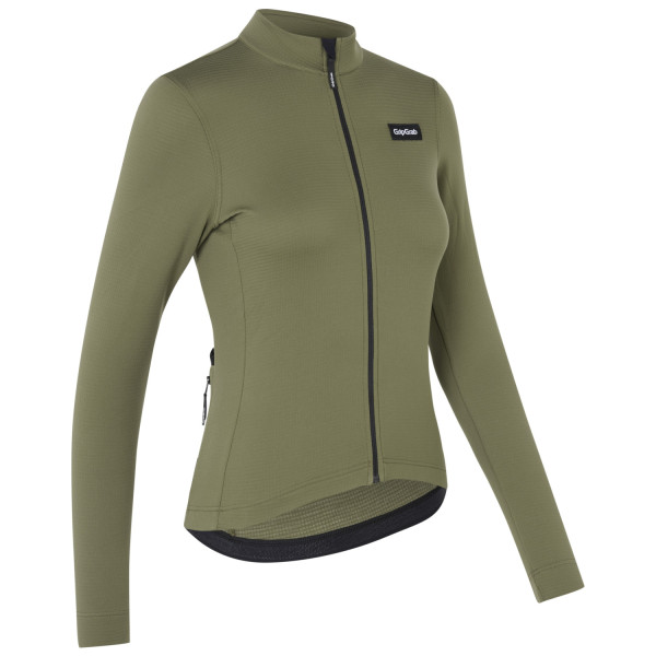 GripGrab ThermaPace Thermal Women's Jersey | Olive Green