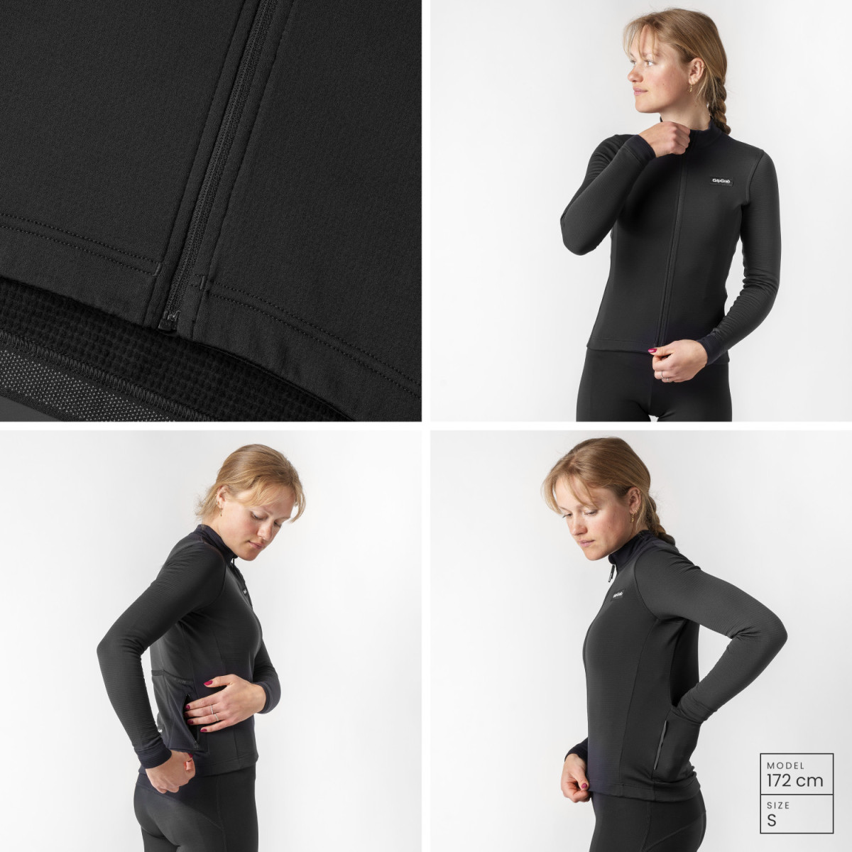GripGrab Gravelin MerinoTech Thermal moteriški marškinėliai / Black
