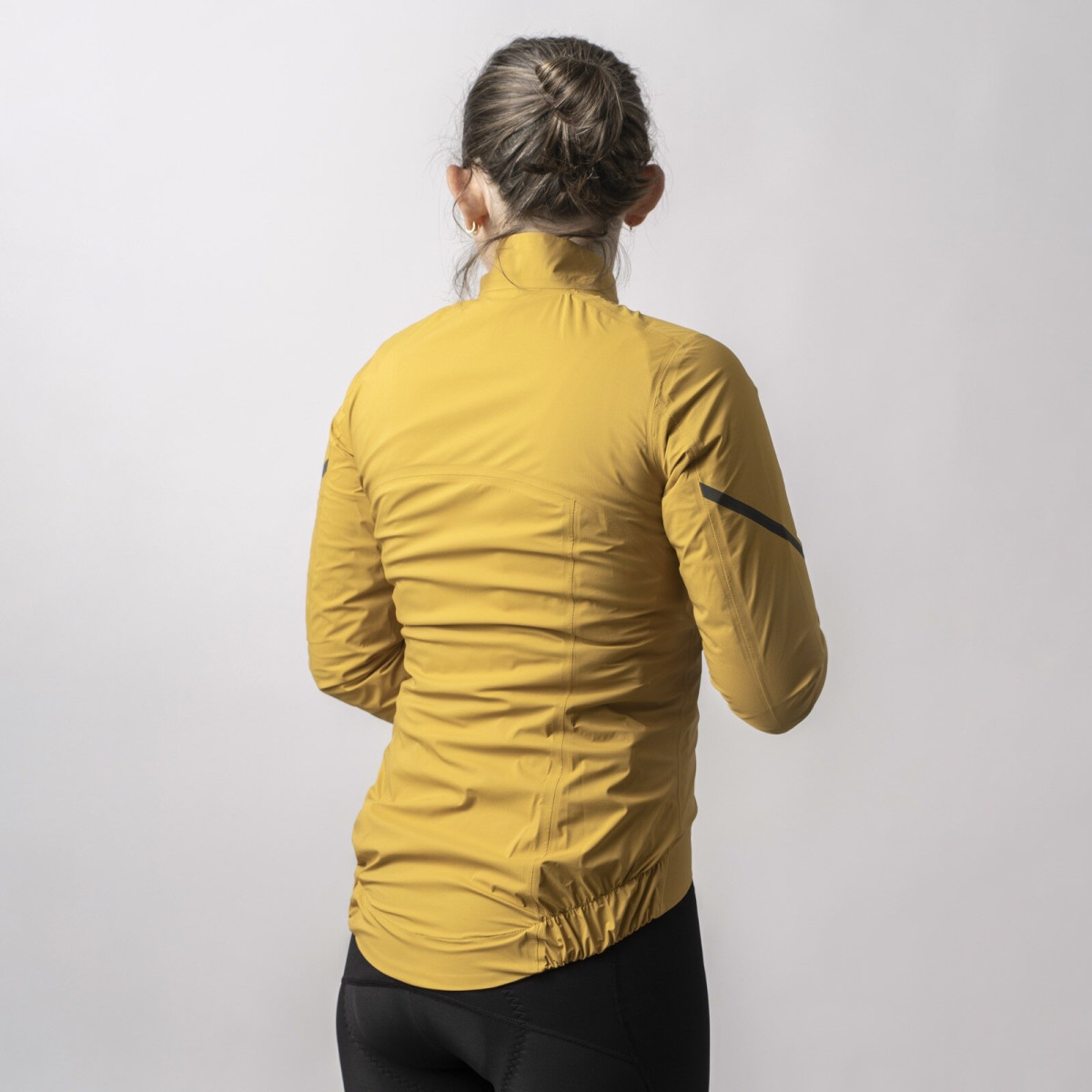 GripGrab RainMaster Waterproof Lightweight Women's Jacket | Mustard Yellow