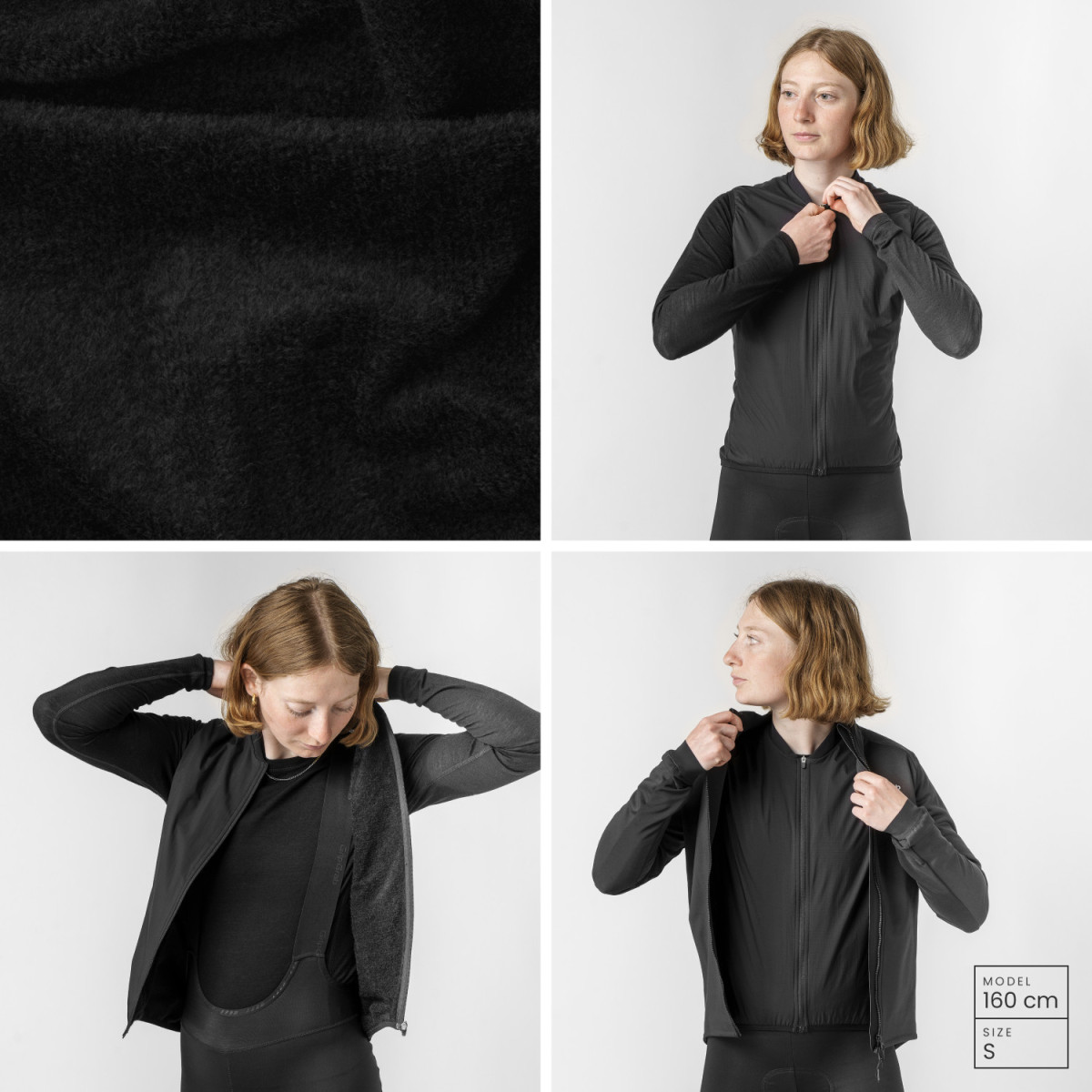 GripGrab PACR Insulated Mid-Layer moteriška liemenė | Black GripGrab PACR Insulated Mid-Layer moteriška liemenė | Black