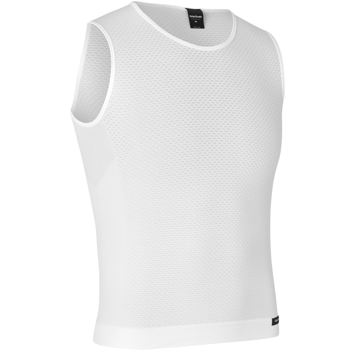 GripGrab PACR Summer Sleeveless vyriški apatiniai marškinėliai | White