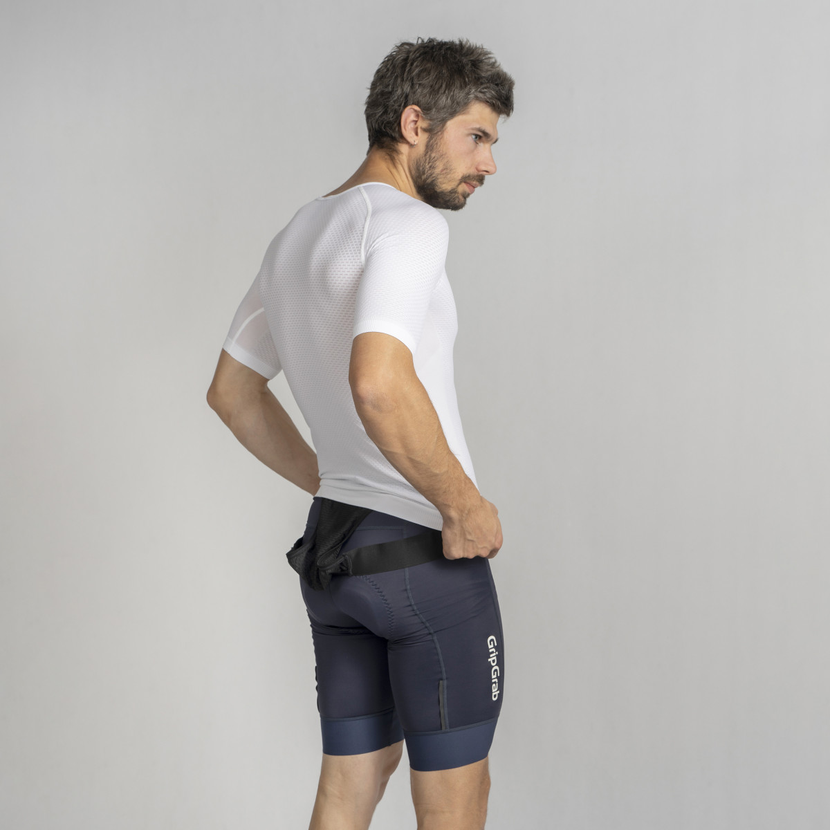 GripGrab PACR Summer vyriški apatiniai marškinėliai | White