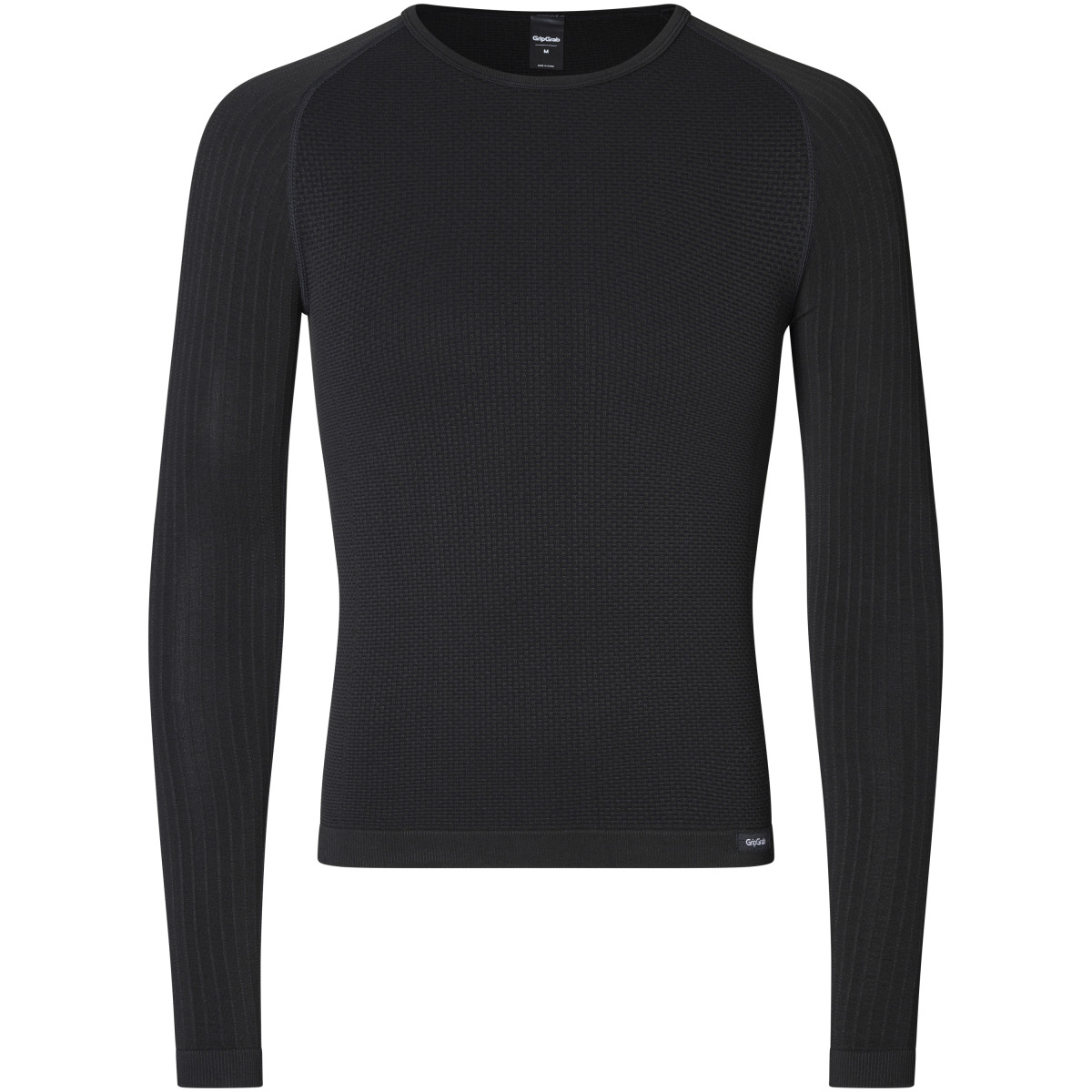 GripGrab PACR Spring-Autumn LS vyriški apatiniai marškinėliai | Black