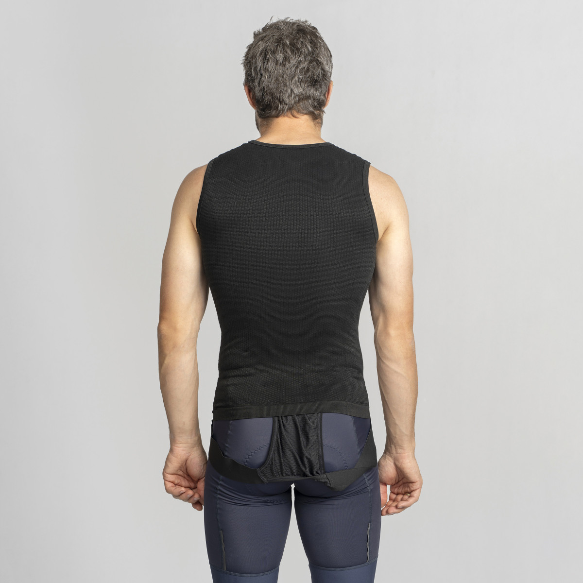 GripGrab PACR Spring-Autumn Sleeveless vyriški apatiniai marškinėliai | Black