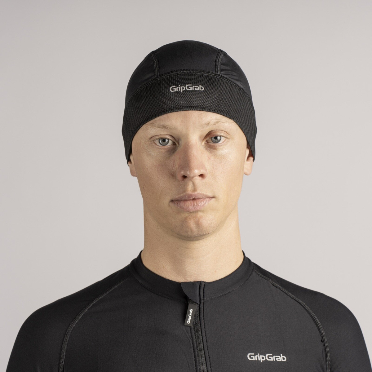 GripGrab UPF 50+ Lightweight Skull Cap | Black