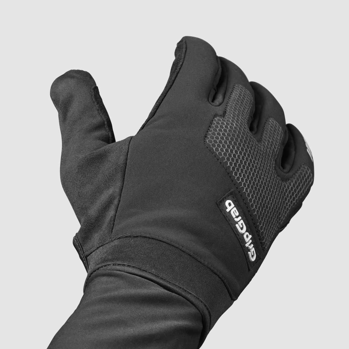 GripGrab Descent InsideGrip™ Spring-Autumn pirštinės | Black