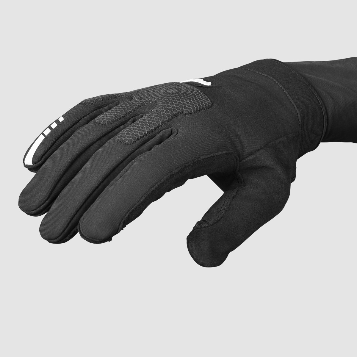 GripGrab Descent InsideGrip™ Spring-Autumn pirštinės | Black