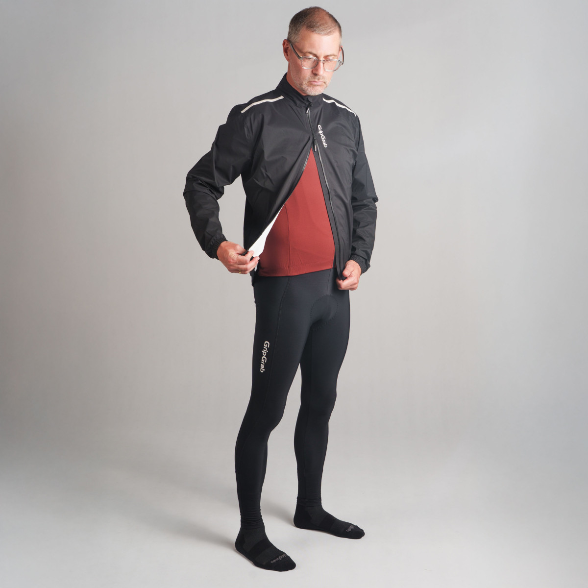 GripGrab Ride Waterproof Lightweight Men's Jacket | Black