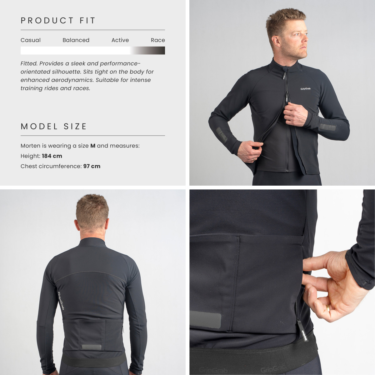 GripGrab PACR Winter vyriška striukė | Black