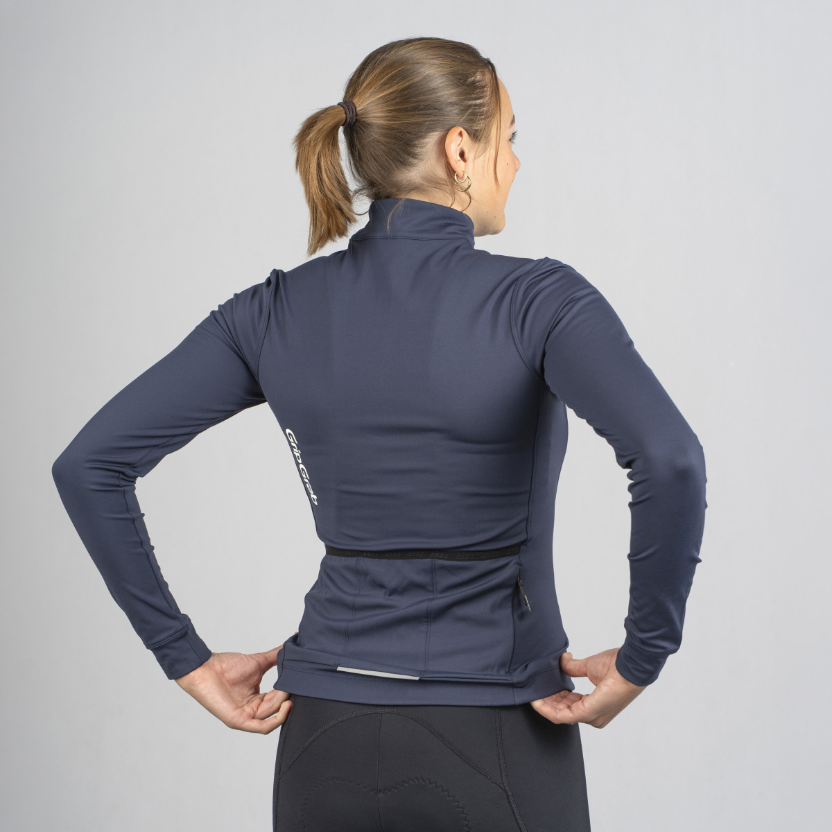 GripGrab RIDE Thermal moteriški marškinėliai | Navy Blue