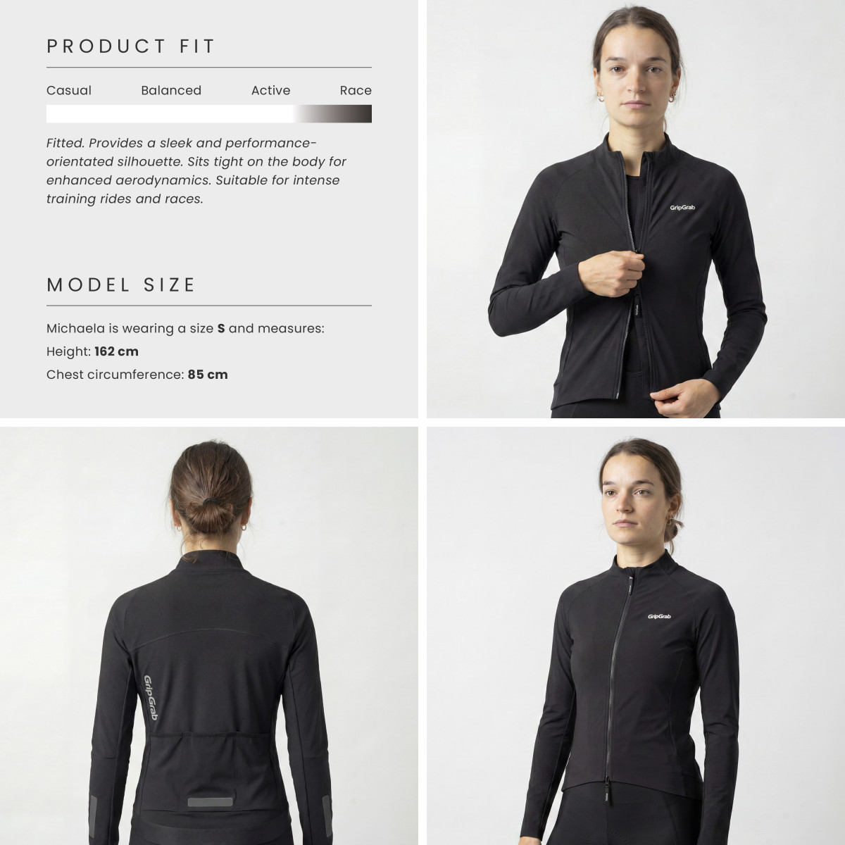 GripGrab PACR Winter moteriška striukė | Black